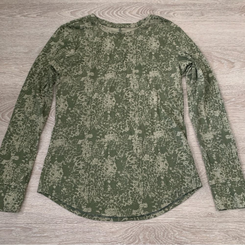 BCG Green Camo Long Sleeve Size S